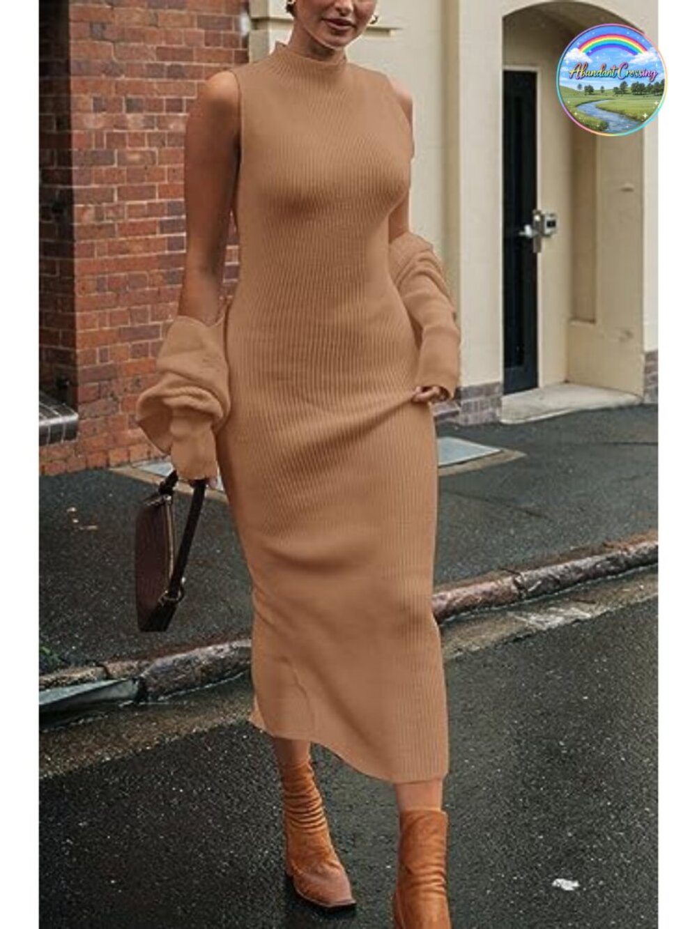 PRETTYGARDEN Women's Rib Knit 2 Piece Sweater Dress Set | Fall Outfit | Bodycon